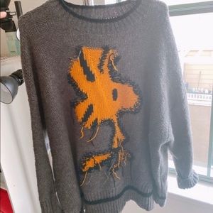 Zara Woodstock Snoopy Rare Oversized Sweater!